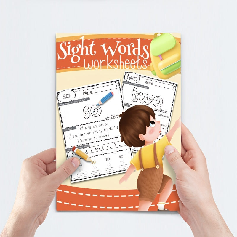 Kindergarten Sight Words Workbook: Phonics & Spelling Practice