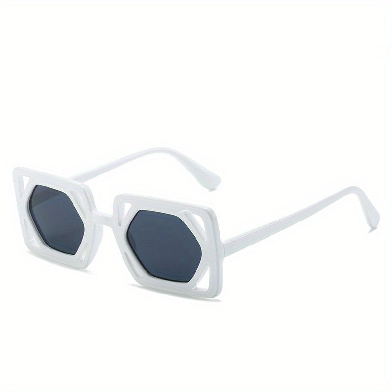 Y2K Square Sunglasses UV400 Beach Party Club Funny Props