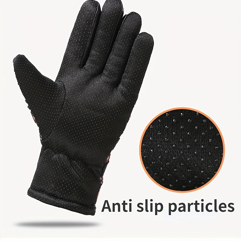 Autumn Winter Skiing Gloves Cycling Gloves Warm