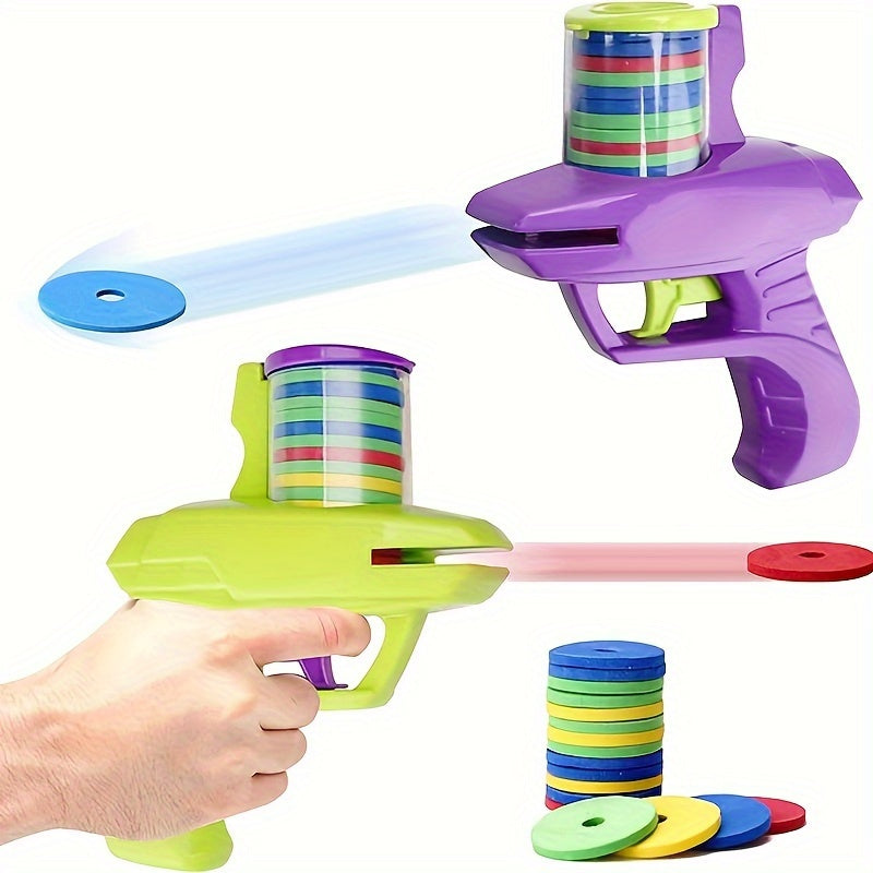 Foam Disc Launcher Shooting Game Purple