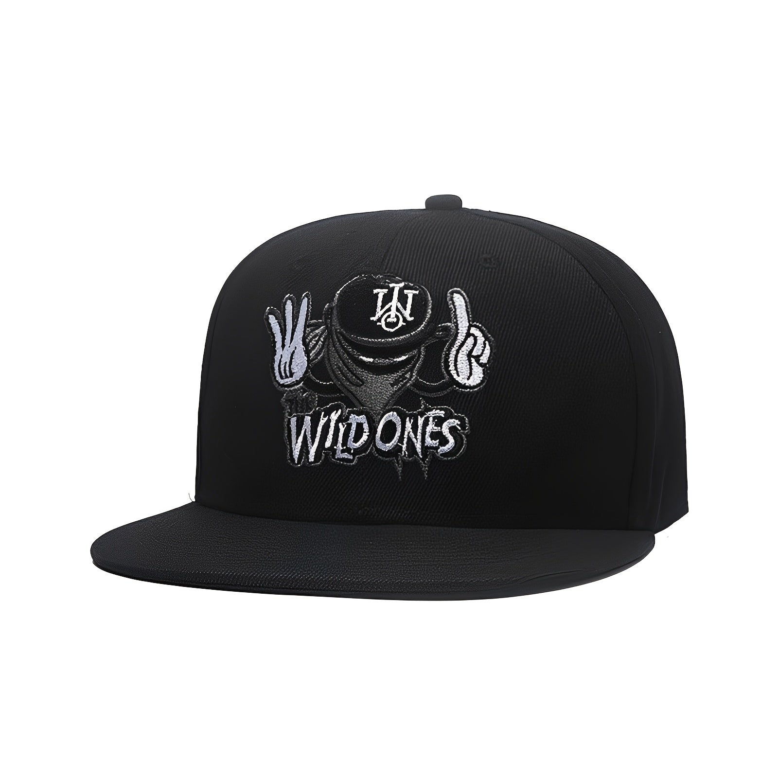 Cartoon Embroidered Hip Hop Hat with Mask
