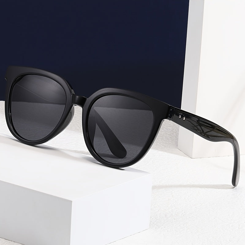 Oval Round Polarized Sunglasses Vintage Sunnies Eyewear