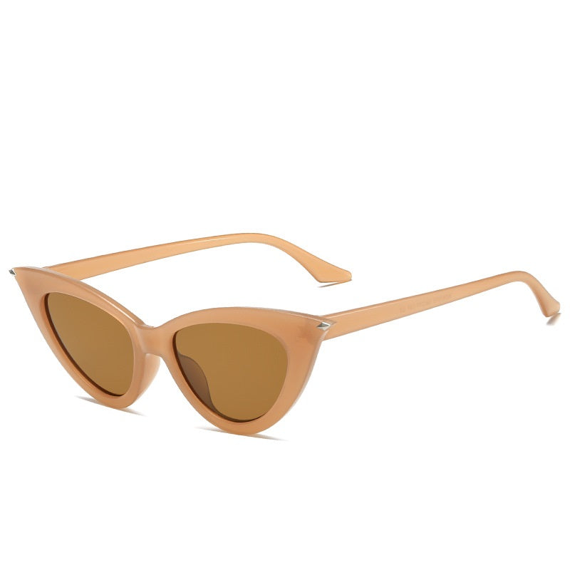 Vintage Cat Eye Sunglasses For Women Small Frame Stylish Sun Protection