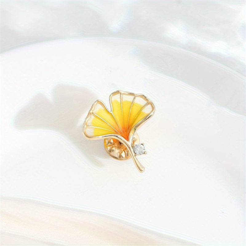 Maple Leaf Shape Brooch Pin Jackets Dress Suit Hats Scarves Pants Jewelry