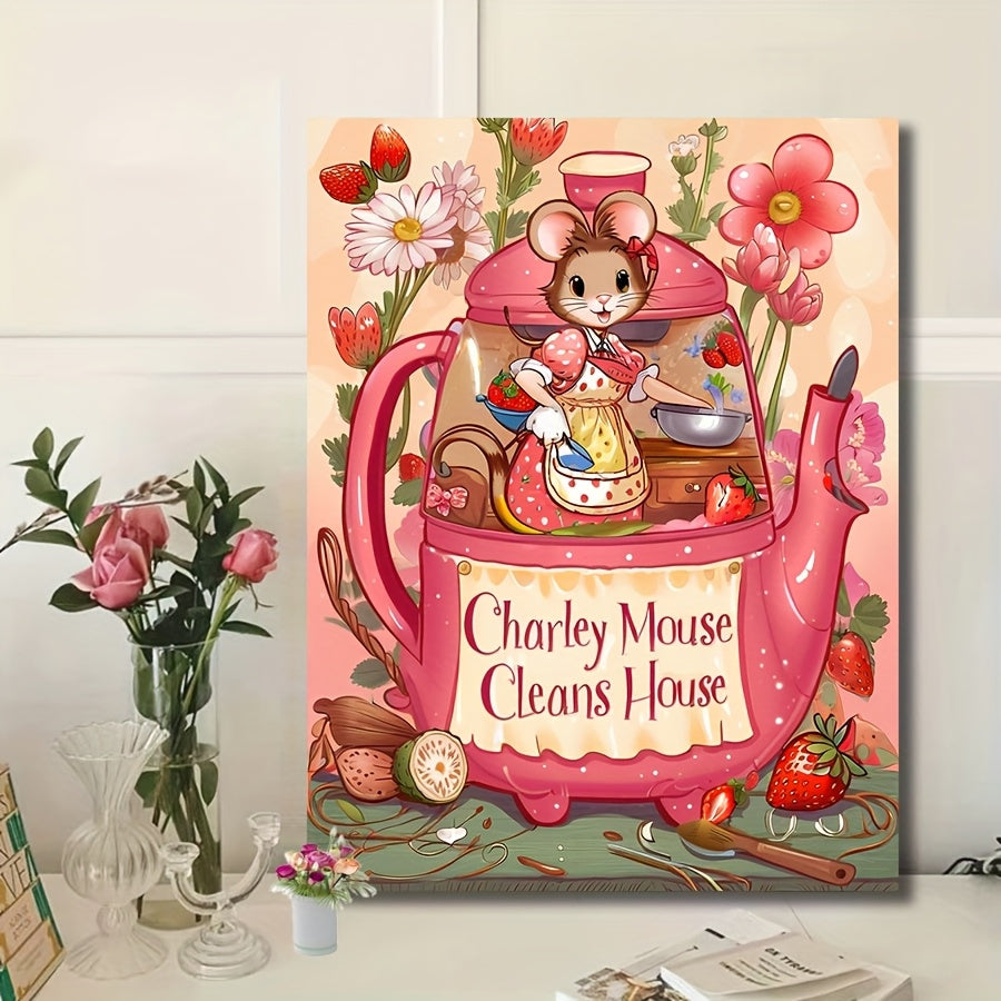 DIY Painting Kit Homemade Chef Mouse for Beginners