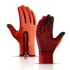 Warm Touch Screen Full Finger Gloves for Outdoor Activities
