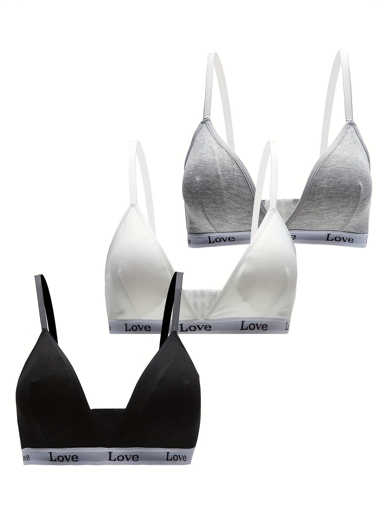 Letter Print Yoga Bra Workout Sports Bra Women's Activewear