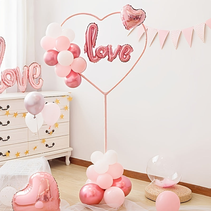 Heart Shaped Balloon Garland for Baby Showers Birthdays Weddings