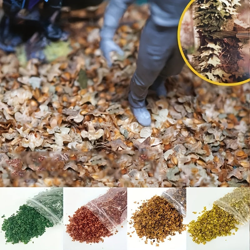 Colorful Leaves Vines Autumn Falling Micro Scenery DIY Plants Sand Plates
