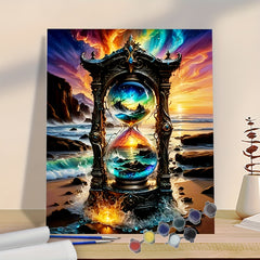 DIY Painting Kit for Beginners Homemade Hourglass Personal Collection