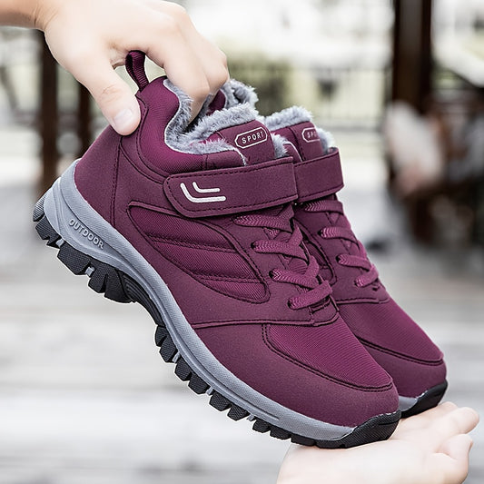 Women's Warm Training Shoes Non slip Thickened Wear resistant Hiking Shoes