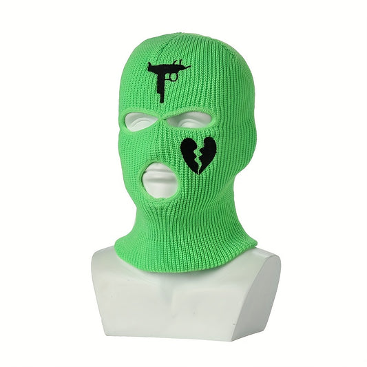 3 Hole Knitted Balaclava Full Face Cover Ski Mask For Men Women