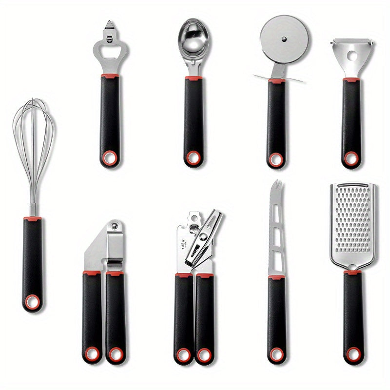 9pcs Stainless Steel Cooking Tool Sets for Home Kitchen