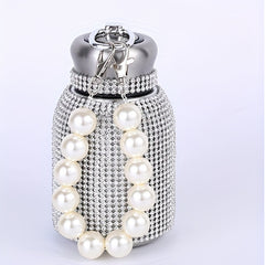 300ml Rhinestone Water Bottle Vacuum Flask
