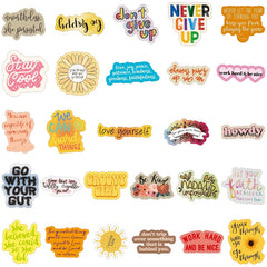100pcs Inspirational Stickers Pack Vinyl Quote Affirmation Positive Stickers