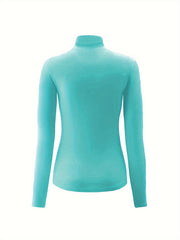 3pcs Women's Soft Thermal Turtleneck Top Plush Underwear