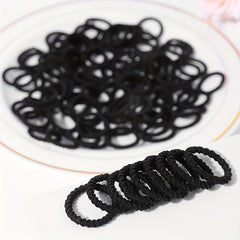 100PCS Classic Hair Tie High Elasticity Hair Rope Ponytail Hair Clip