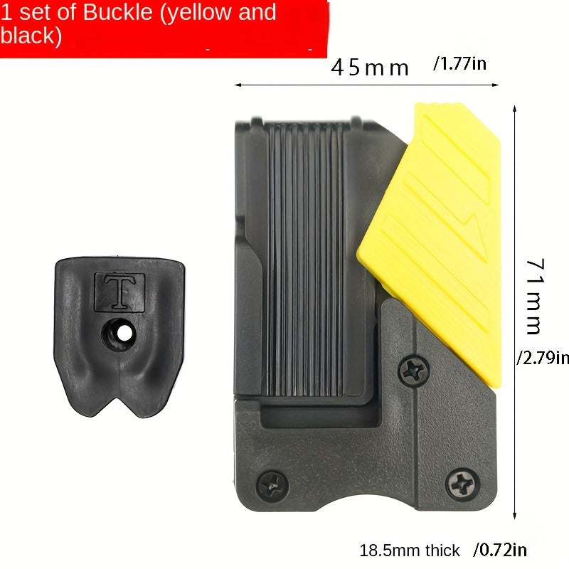 Quick Release Safety Pin Buckle Tape Measure 5M 3M 10M Steel Snap Accessories