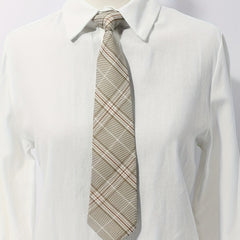 Plaid Pre Tie Formal Wear Business Style Party Tie - Unisex
