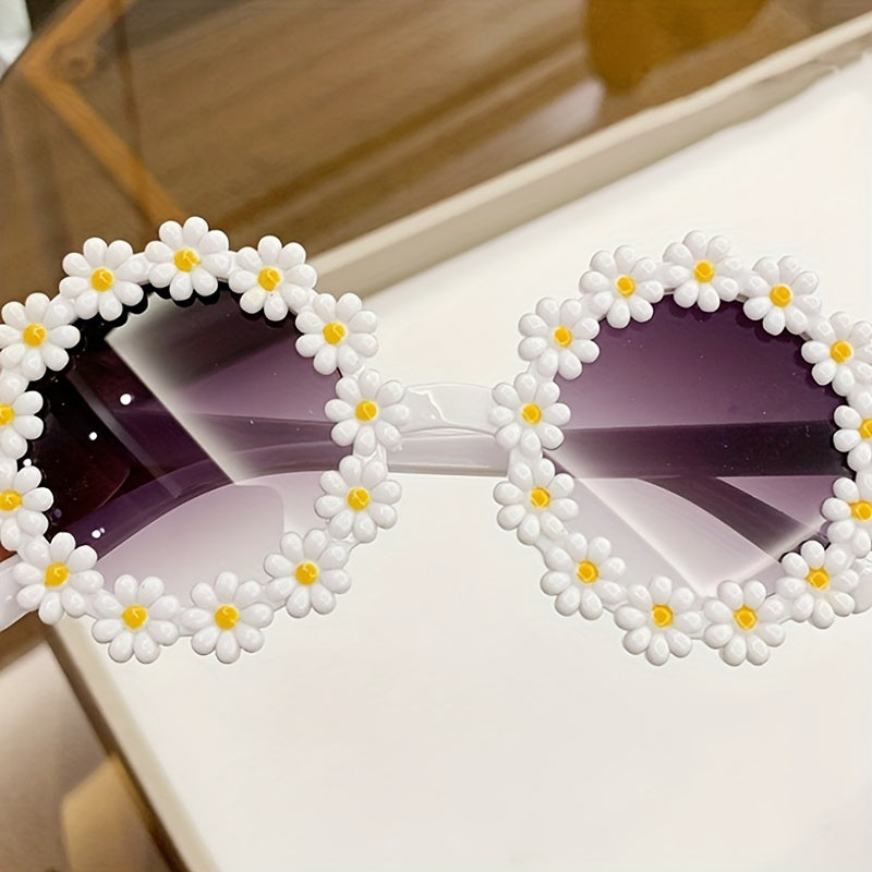Fashionable Sunshade Wreath Sunglasses For Girls