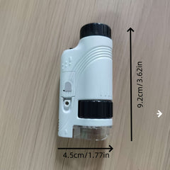 Kids Microscope Toy Set with Phone Clip ABS Material