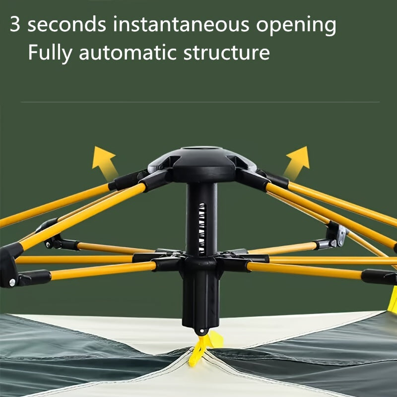 Waterproof Auto Quick Opening Camping Tent UV Protection
