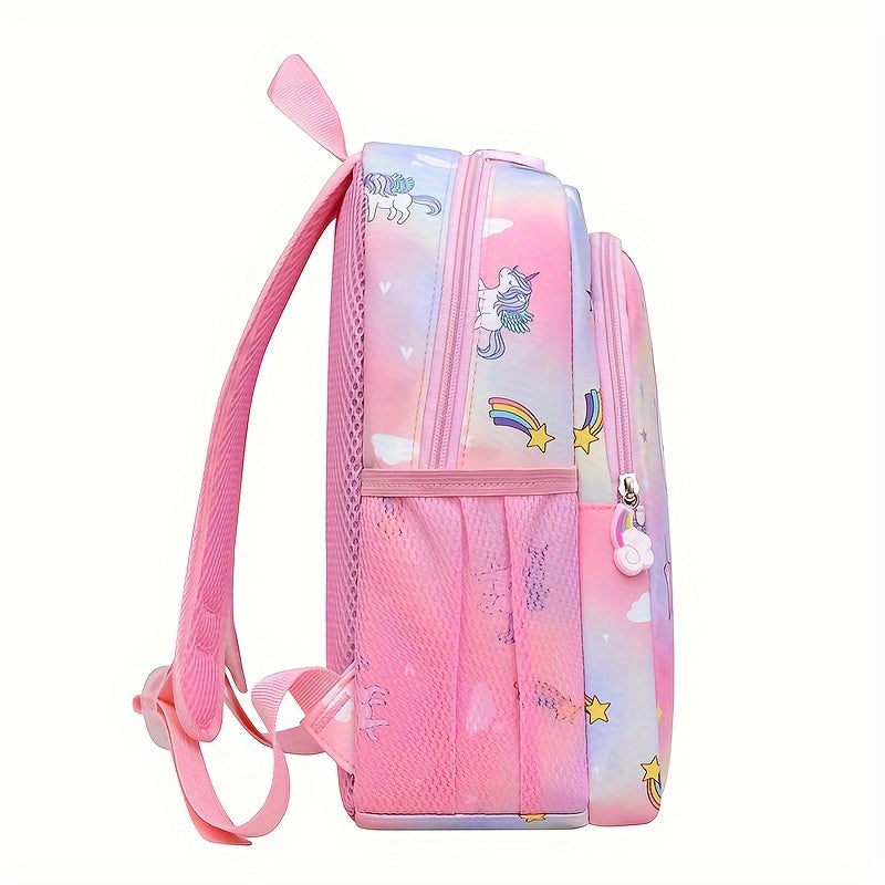 Children's Fantasy Princess Backpack With Side Net Pocket