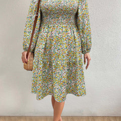  Women's Floral Print Maxi Dress