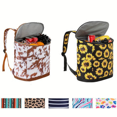 Women's Cooler Insulated Backpack Leakproof Lightweight Nylon Large Lunch Bag