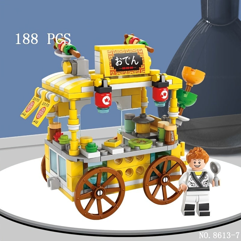 Snack Car Building Blocks Set for Kids