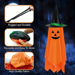 1pc Halloween Hanging Pumpkin Ghost Decor Outdoor