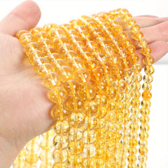 Citrine Natural Stone Beads for Jewelry Making DIY Bracelet Necklace