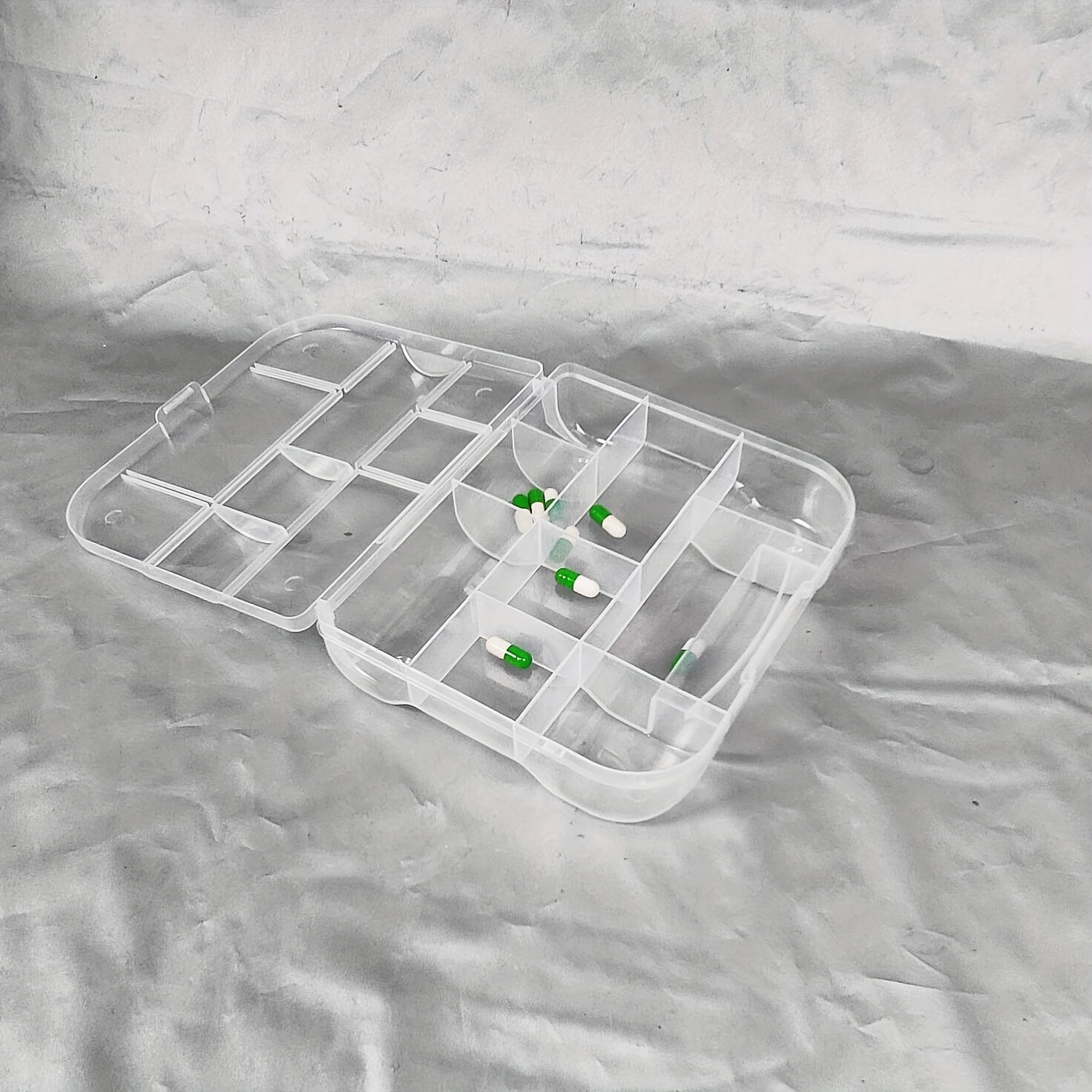 Clear Plastic Jewelry Storage Box Portable Dustproof DIY Diamond Painting Access