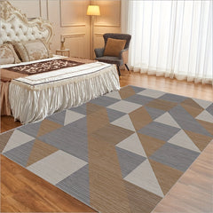 Geometric Checkered Carpet for Modern Home Decoration