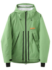 Men's Block Zipper Waterproof Hooded Snow Jacket Winter Coat