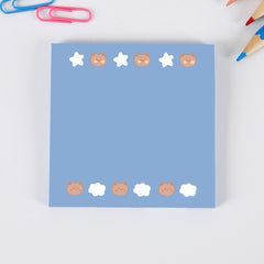 Cartoon Bear Sticky Notes 50sheets 3.15x3.15in