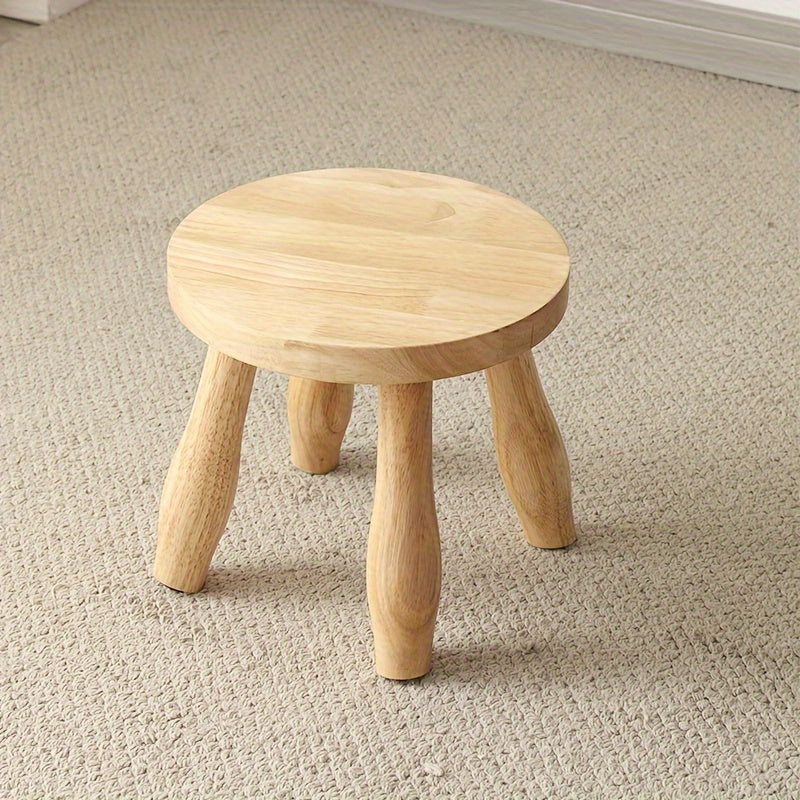Detachable Solid Wood Stool Round Small Stool Modern Foyer Shoe Changing Stool