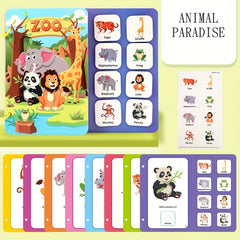 Interactive Sensory Quiet Book for Kids - Educational Learning Toy