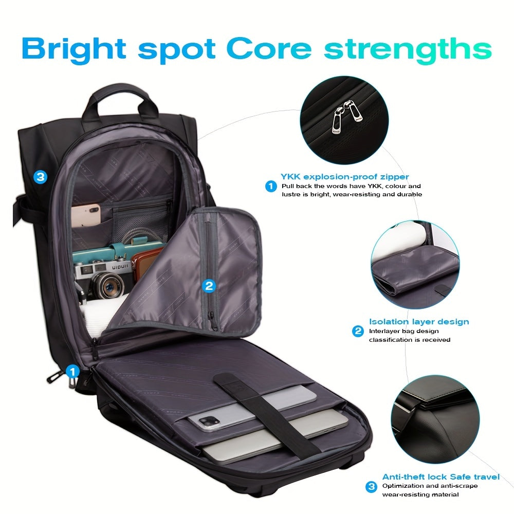 BANGE 39 Laptop Bag Business Backpack Waterproof Travel Bag