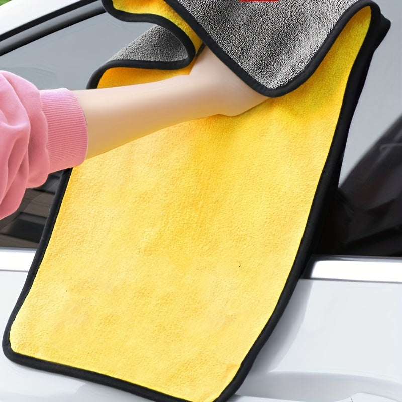 Car Wash Towel Coral Fleece Cleaning Rag Thickened Fishing Towel