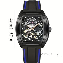 Men's Multicolor Alloy Luminous Mechanical Watch
