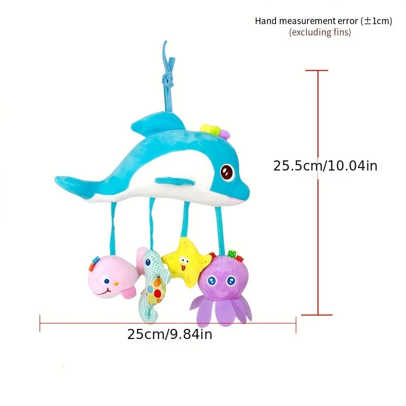 0-1 Years Old Baby Bed Bell Rattle Mirror Car Pendant