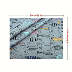 8pcs Multicolor Patchwork Fabric Sewing Quilting Material Floral Printed