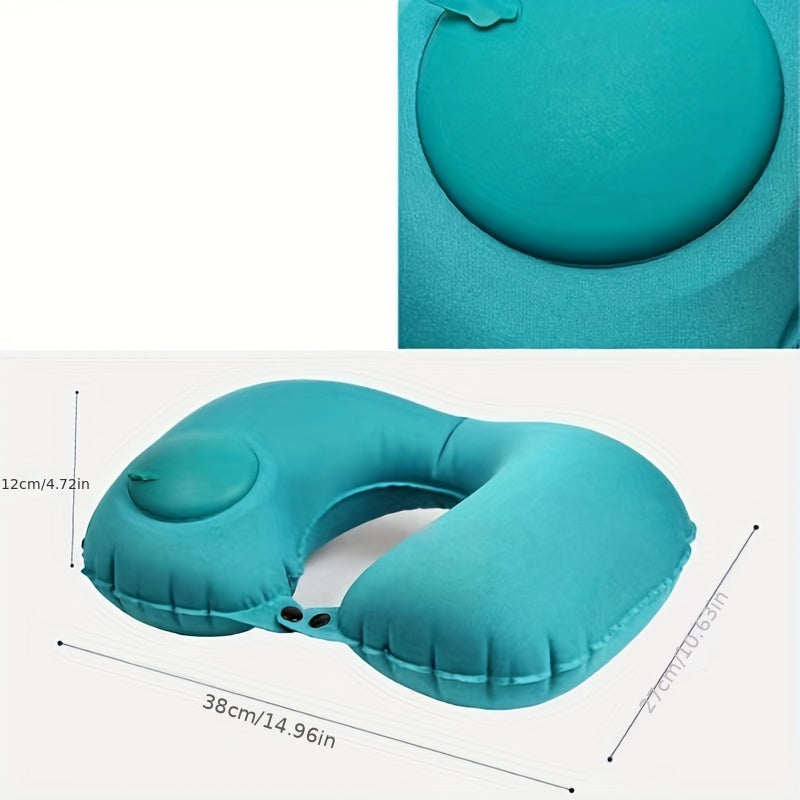 Travel Airplane Pillow Portable U Shape Automatic Pillow