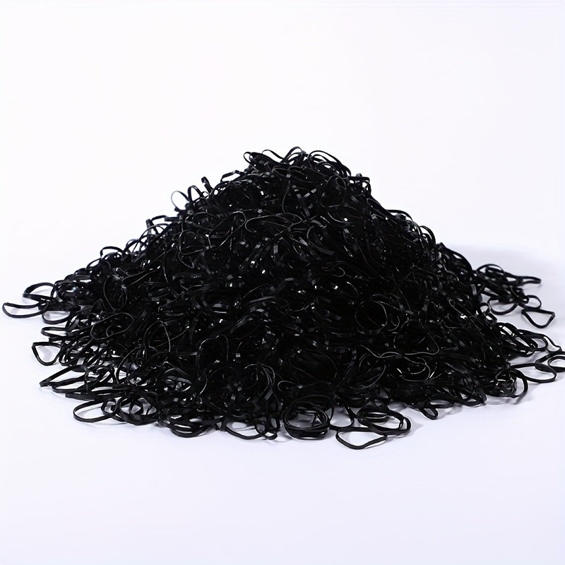 100pcs Solid Hair Ties for Ponytails Scrunchies
