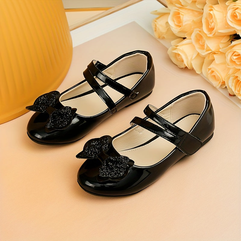 Girls Flat Shoes With Bowknot Decor for Kids
