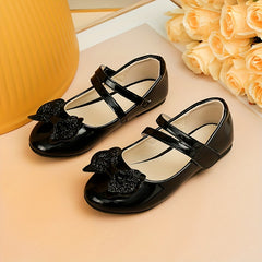 Girls Flat Shoes With Bowknot Decor for Kids