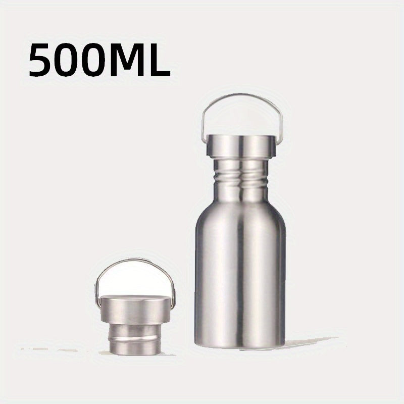 Stainless Steel Water Cup Portable Sports Bottle for Students Men & Women