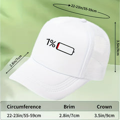 Men's Washable Printed Baseball Cap