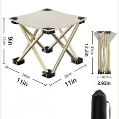 Outdoor Folding Stool Ultralight Small Stool for Camping Fishing